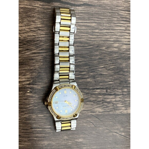 Citizen Eco-Drive Women's Watch Mop Dial  Diamond Bezel Solar Powered - Picture 6 of 10